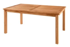 Massiver Gartentisch EMPIRE TEAK 150cm natur Teakholz