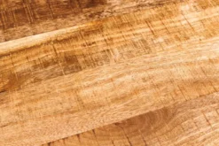 Massiver Industrial Esstisch GALAXIE 240cm natur Mangoholz oval Sterngestell