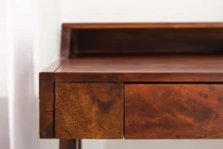 Massiver Sekretär MONSOON 120cm Akazie Schreibtisch Markant Finish
