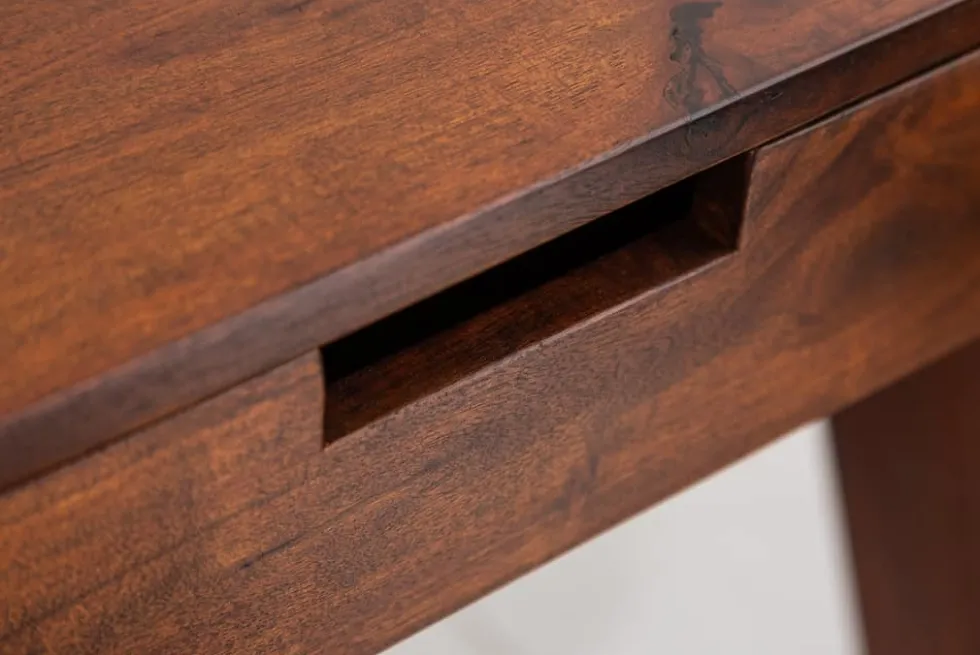 Massiver Sekretär MONSOON 120cm Akazie Schreibtisch Markant Finish