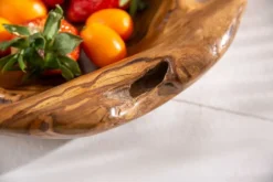 Massive Schale NATURE ROOT 30cm natur Teakholz Wurzelholz
