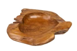 Massive Schale NATURE ROOT 50cm natur Teakholz Wurzelholz