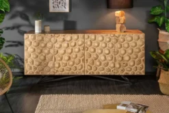 Massives Sideboard ORGANIC LIVING 175cm Mangoholz organisches Design