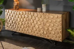 Massives Sideboard ORGANIC LIVING 175cm Mangoholz organisches Design