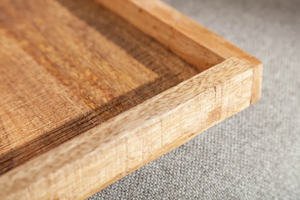 Massives Tablett MAKASSAR 50cm Mangoholz Servierbrett