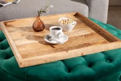 Massives Tablett MAKASSAR 50cm Mangoholz Servierbrett