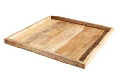 Massives Tablett MAKASSAR 50cm Mangoholz Servierbrett
