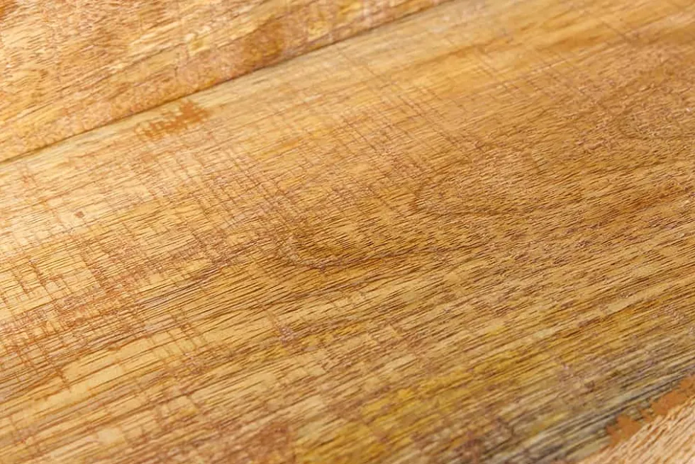 Massives Wandregal MAKASSAR 110cm natur Mangoholz handmade