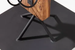 Massives Weinregal BARRACUDA 140cm Teakholz rustikaler Flaschenhalter