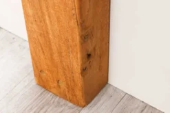 Massive Wandgarderobe JAVA 185cm recyceltes Teakholz mit drei Kleiderhaken