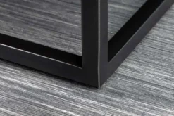 Massivholz Highboard ZEN CIRCLES 120cm dunkelbraun Mangoholz 3D-Design