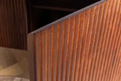 Massivholz Sideboard GATSBY 150cm dunkelbraun Mango Retro Design