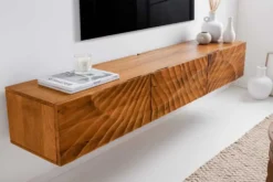 Massivholz TV-Bank SCORPION 160cm braun Mango Lowboard Hängeschrank