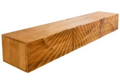 Massivholz TV-Bank SCORPION 160cm braun Mango Lowboard Hängeschrank