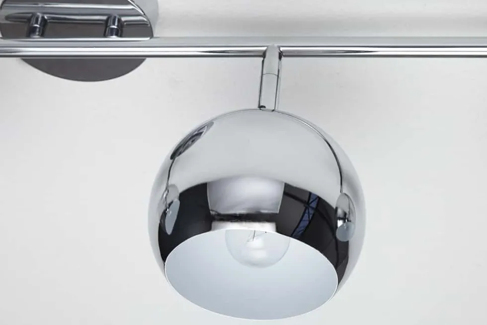 Moderne Deckenleuchte BUBBLE 105cm silber Chrom Pendelleuchte