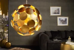 Moderne Design Hängeleuchte INFINITY HOME 65cm gold Pendelleuchte