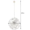 Moderne Design Hängeleuchte INFINITY HOME 65cm Glas gold Pendelleuchte