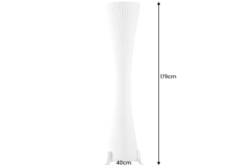 Moderne Design Stehlampe PARIS X 180cm weiß Stehleuchte