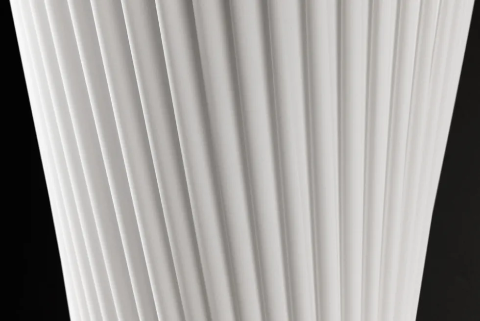 Moderne Design Stehlampe PARIS X 180cm weiß Stehleuchte