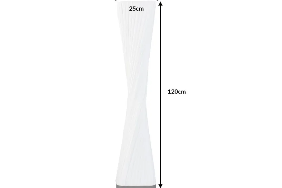 Moderne Design Stehlampe PARIS X 120cm weiß Stehleuchte