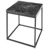 Moderner Beistelltisch ARCHITECTURE 45cm graphit Metallgestell