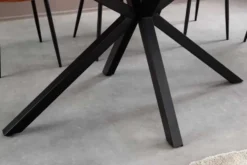 Moderner Esstisch GALAXIE 160cm Aurora Oro schwarz gold sand Keramik