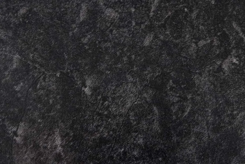 Moderner Esstisch MILANO 140cm anthrazit Keramik schwarze Metallbeine