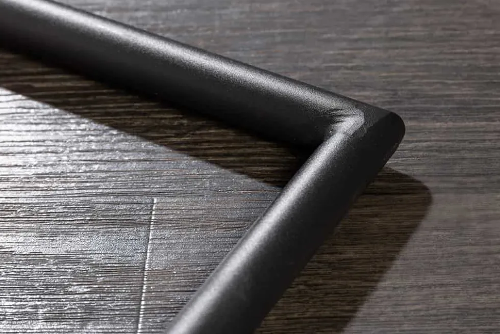 Moderner Freischwinger Stuhl COMFORT grau Samt mit Komfortgriff