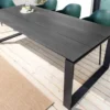 Moderner Gartentisch FLOATING 210cm anthrazit Aluminium In- und Outdoor Esstisch