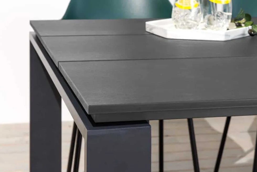 Moderner Gartentisch FLOATING 210cm anthrazit Aluminium In- und Outdoor Esstisch