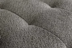 Modernes Big Sofa ROYAL 295cm grau Bouclé Federkern XXL-Couch inkl. Kissen
