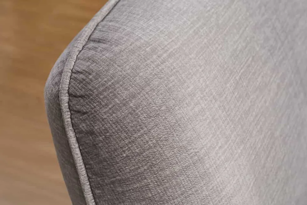 Modernes Big Sofa ROYAL 295cm grau Veloursstoff Federkern XXL-Couch