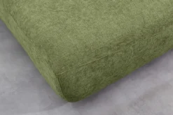 Modernes Schlafsofa ELYPSE 200cm grün Chenille 3-Sitzer Couch inkl. Kissen
