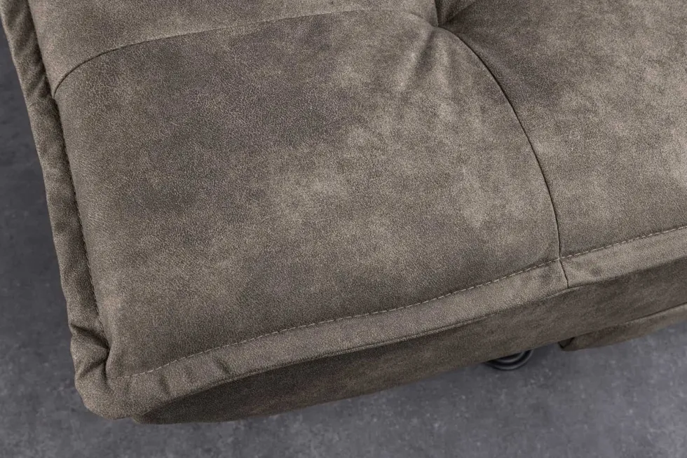 Modernes Schlafsofa JAZZ 190cm antik taupe Microfaser 3-Sitzer Couch