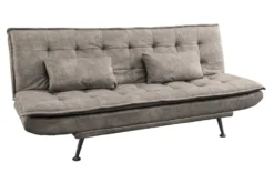 Modernes Schlafsofa JAZZ 190cm antik taupe Microfaser 3-Sitzer Couch