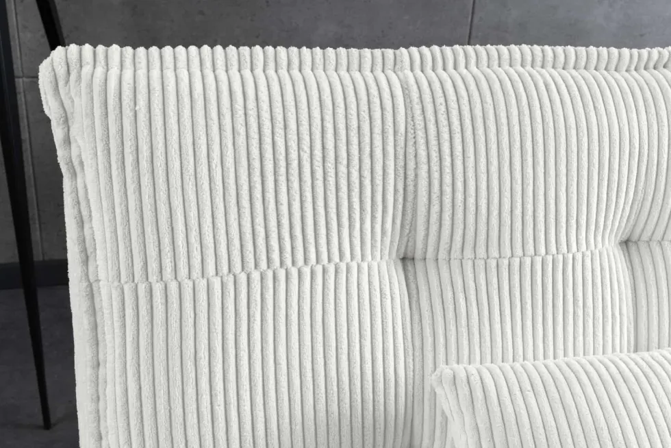 Modernes Schlafsofa JAZZ 190cm beige Cord 3-Sitzer Couch