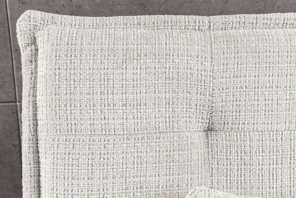 Modernes Schlafsofa JAZZ 190cm champagner beige Chenille 3-Sitzer Couch