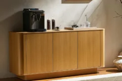 Modernes Sideboard VALHALLA WOOD 160cm natur Eichenholz Kommode