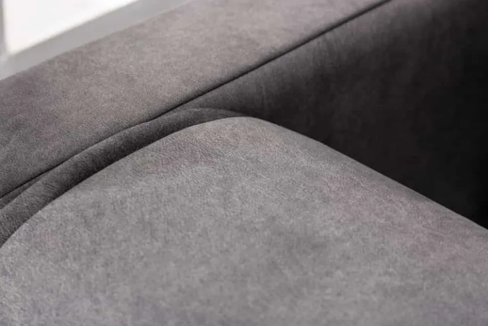 Modernes XXL Ecksofa CLAN 320cm anthrazit Samt Bigsofa inkl. Kissen