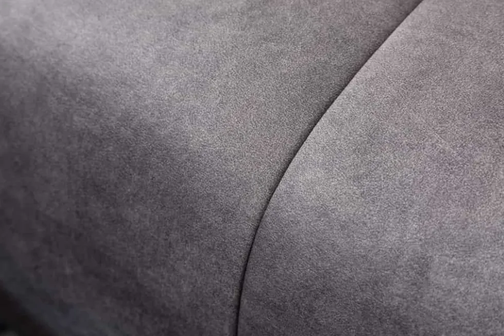 Modernes XXL Ecksofa CLAN 320cm anthrazit Samt Bigsofa inkl. Kissen