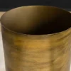 Moderne Vase SANDGLASS L 55cm messing Eisen handmade beidseitig nutzbar
