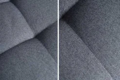 Moderne XXL Wohnlandschaft KENT 305cm anthrazit Federkern Bigsofa inkl. Hocker
