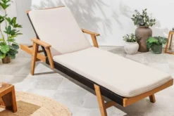 Outdoor Auflage COMFORT LINE 60x192cm beige Polsterkissen für Sonnenliege
