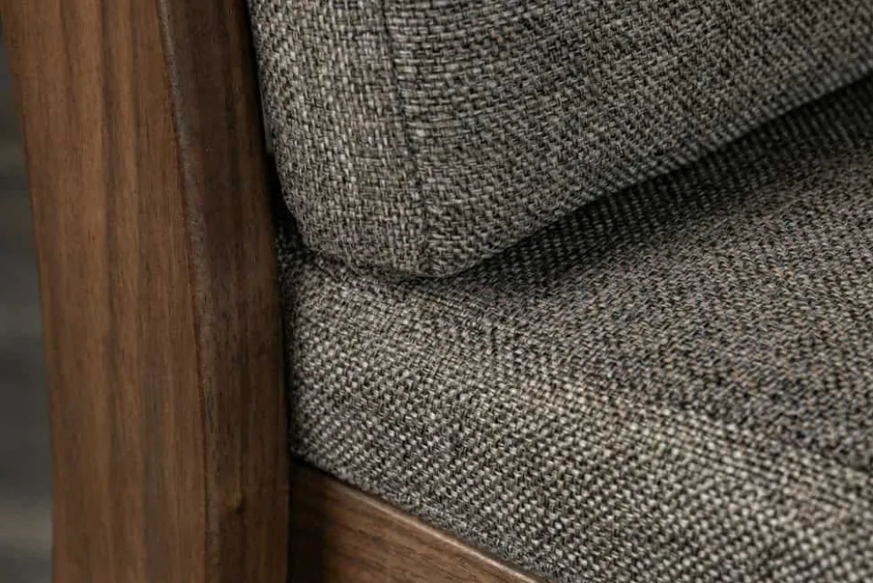 Outdoor Gartenstuhl KOPENHAGEN anthrazit braun Akazie honey finish inkl. Kissen stapelbar