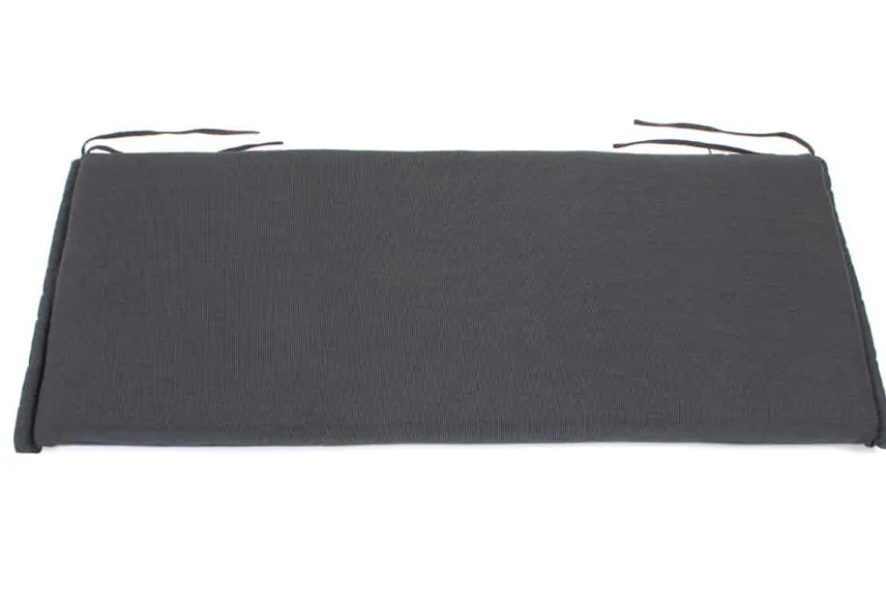 Outdoor Kissen ROG 45x110cm anthrazit Sitzkissen Polster-Auflage für 2-Sitzer Bank