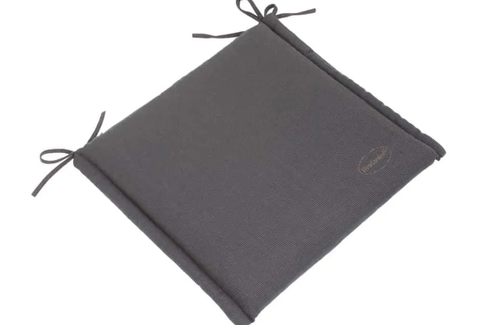 Outdoor Kissen ROG 40x42cm anthrazit Sitzkissen Polster-Auflage für Gartenstuhl