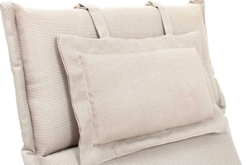 Outdoor Kissen ROG 46x119cm beige Sitzkissen Polster-Auflage für Hochlehner