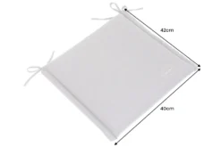 Outdoor Kissen ROG 40x42cm beige Sitzkissen Polster-Auflage für Gartenstuhl