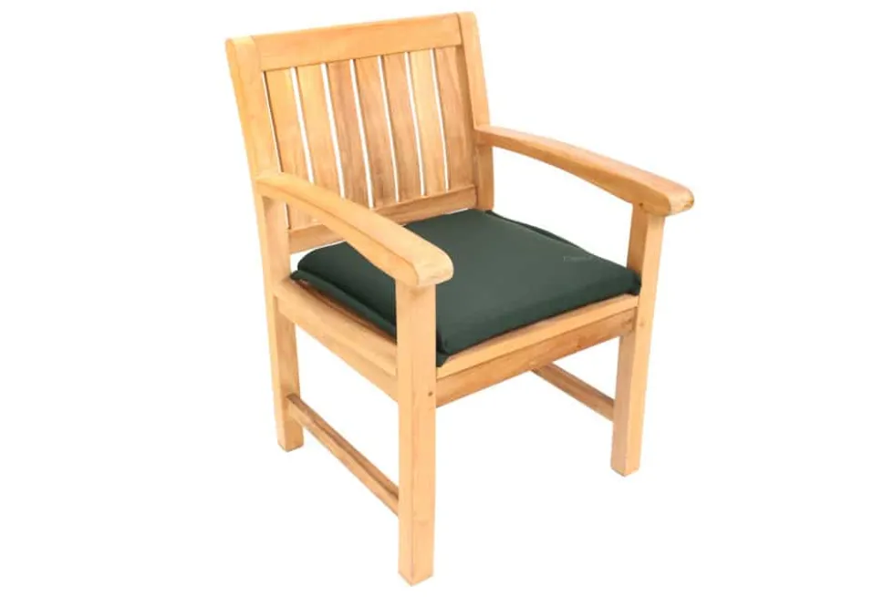 Outdoor Kissen ROG 46x48cm grün Sitzkissen Polster-Auflage für Gartenstuhl
