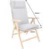 Outdoor Kissen ROG 46x119cm grün Sitzkissen Polster-Auflage für Hochlehner